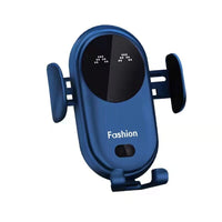 Draadloze Autolader Met Telefoonhouder – Automatische En Snelle Bevestiging 