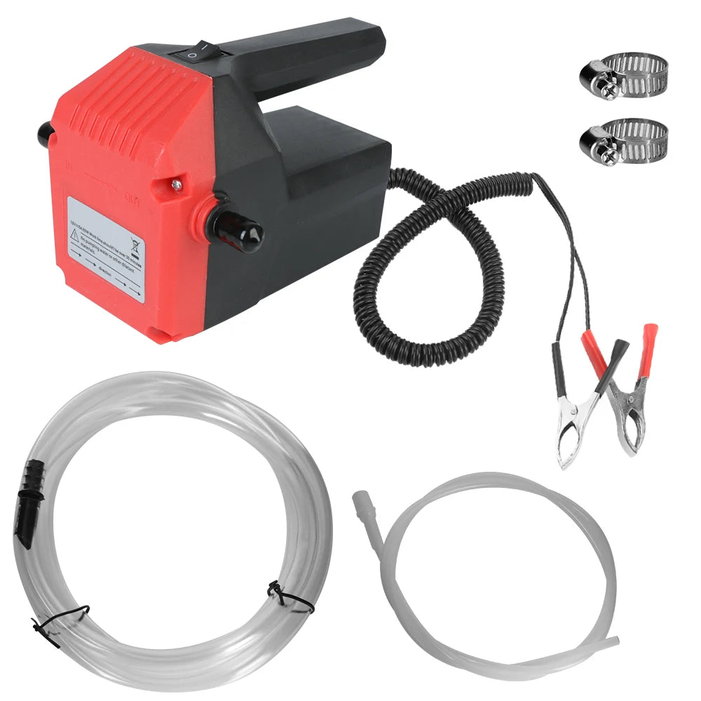 Electric Oil Extraction Pump — Compatible 12V/24V For Easy Draining 