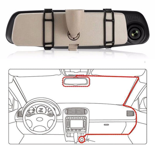 Kettős objektíves műszerfali kamera - folyamatos megfigyelés és széles látószög