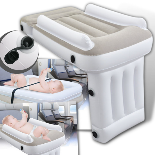 سرير الأطفال القابل للنفخ - مريح أثناء السفر وسريع التركيب