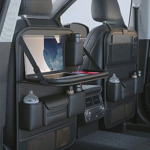 Car Seat Organizer with Integrated Tablet – Guaranteed Practicality and Comfort 